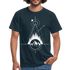 Berge Geometrisch Natur T-Shirt - Navy