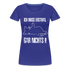 Faule Katze Mittelfinger Ich muss erstmal gar nichts Lustiges Frauen Premium T-Shirt - Königsblau