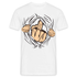 Mittelfinger Shirt Der Super Mittelfinger Lustiges T-Shirt - weiß