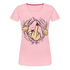 Mittelfinger Shirt Der Super Mittelfinger Lustiges Frauen Premium T-Shirt - Hellrosa