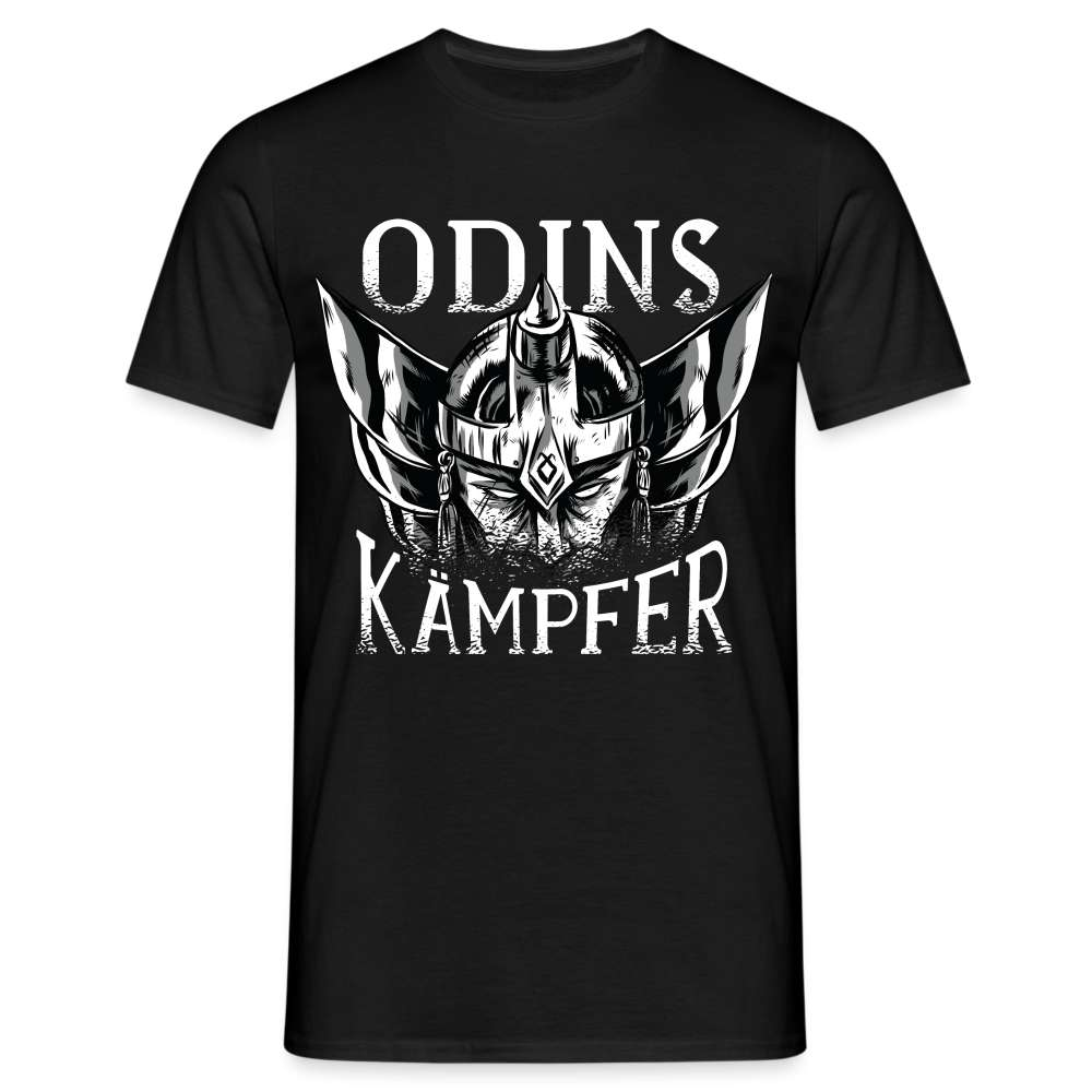Wikinger Shirt - Odins Kämpfer Viking T-Shirt - Schwarz