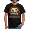 Alter Mann mit Camper Wohnmobil Womo Lustiges T-Shirt - Schwarz