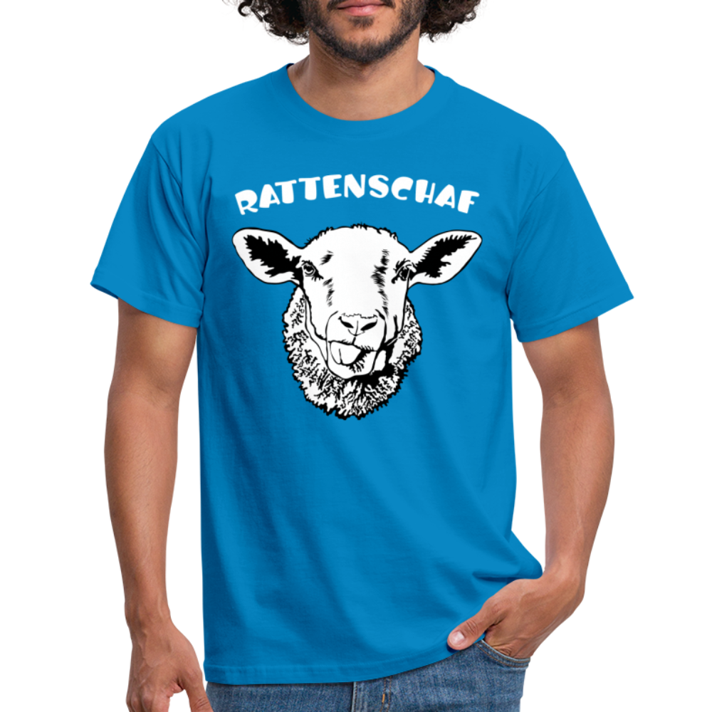 Cooles Schaf Rattenschaf Lustiges T-Shirt - Royalblau