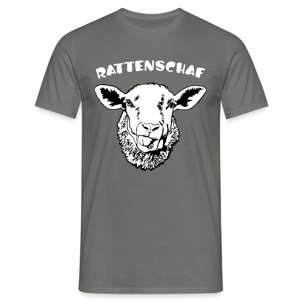 Cooles Schaf Rattenschaf Lustiges T-Shirt - Graphit