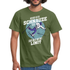 Ski Shirt Wer nicht auf die Schnauze fliegt fährt nicht am Limit T-Shirt - Militärgrün
