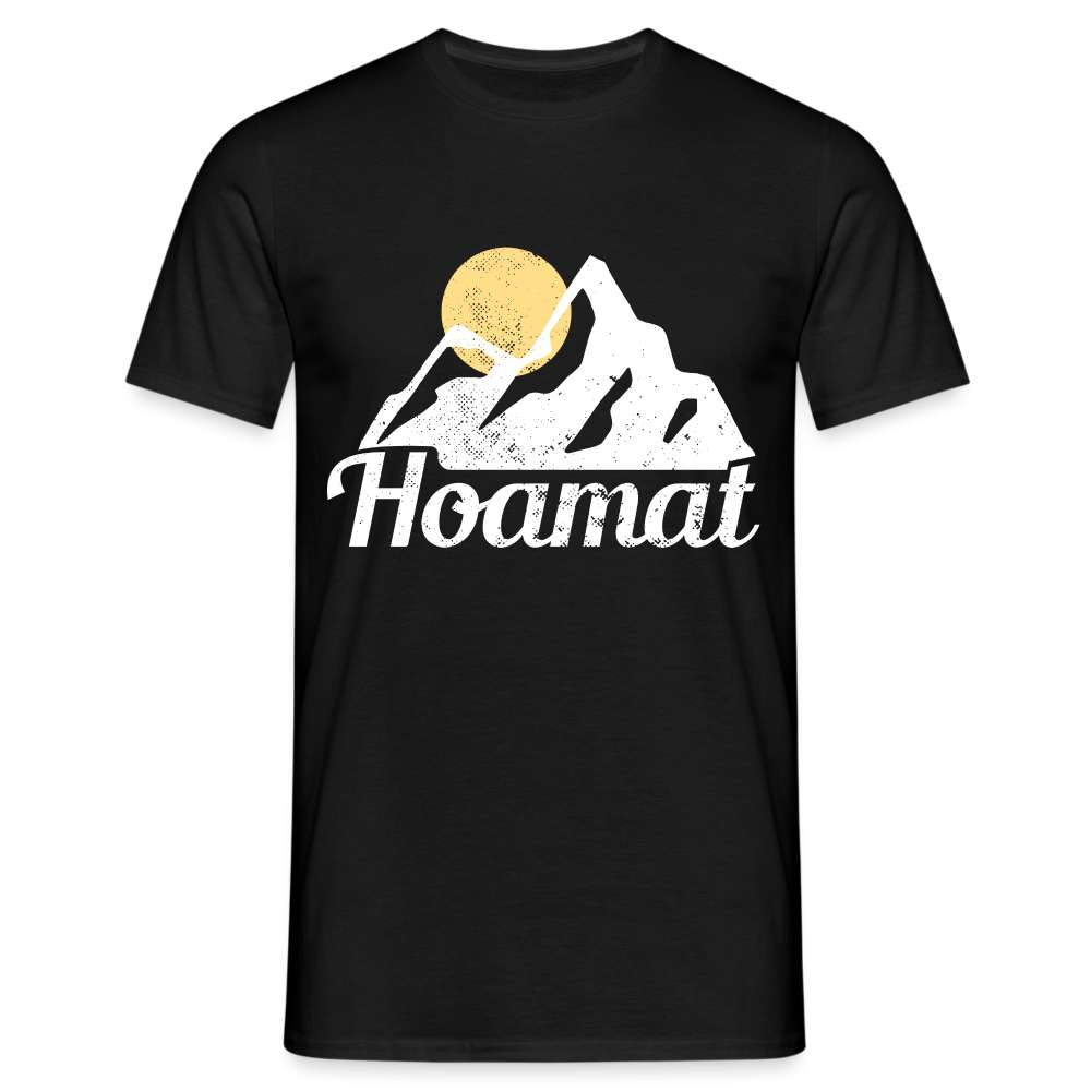 Bayern Berge Alpen Heimat Hoamat Frauen T-Shirt - Schwarz