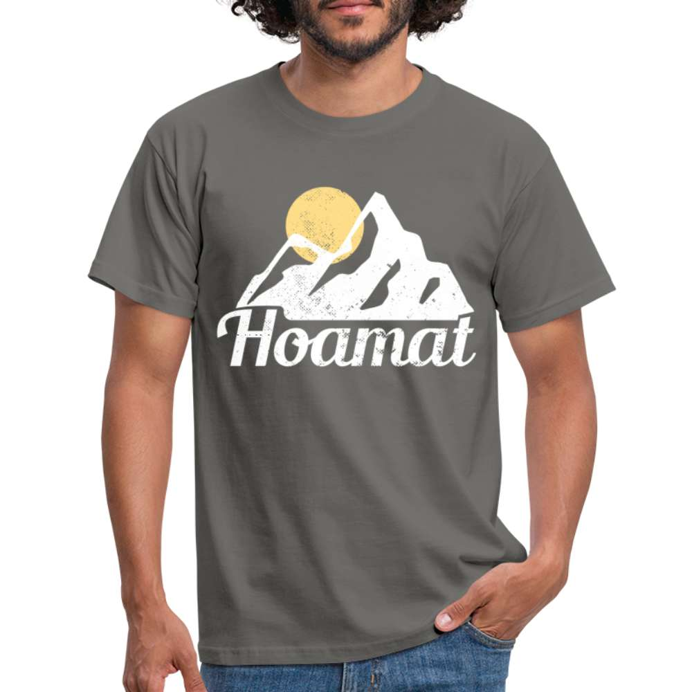 Bayern Berge Alpen Heimat Hoamat Frauen T-Shirt - Graphit