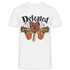 Lustiger Hund mit Pistole - Erwischt - Defeated - T-Shirt - weiß