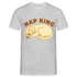 Süßer Hund Schläft NAP KING T-Shirt - Grau meliert