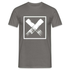 Warnzeichen X Gefahrenzeichen Lustiges - T-Shirt - Graphit