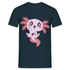 Süßes Axolotl Gaming - T-Shirt - Navy