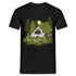 Wandern Camping mit Hund Lustiges T-Shirt - Schwarz