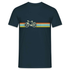 Fahrrad Fahrer Shirt - Vintage Retro Fahrrad T-Shirt - Navy