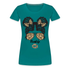 Mom Life Messy Bun - Mutter Mama Frauen Premium T-Shirt - Divablau