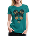 Mom Life Messy Bun - Mutter Mama Frauen Premium T-Shirt - Divablau
