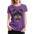 Mom Life Messy Bun - Mutter Mama Frauen Premium T-Shirt - Lila