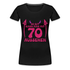 70. Geburtstag - Teufelchen - So gut kann man mit 70 aussehen Geschenk Frauen Premium T-Shirt - Schwarz
