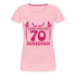 70. Geburtstag - Teufelchen - So gut kann man mit 70 aussehen Geschenk Frauen Premium T-Shirt - Hellrosa