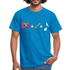 Retro Musik Kassette Bleistift Bandsalat Lustiges T-Shirt - Royalblau