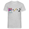 Retro Musik Kassette Bleistift Bandsalat Lustiges T-Shirt - Grau meliert