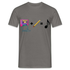 Retro Musik Kassette Bleistift Bandsalat Lustiges T-Shirt - Graphit