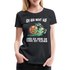 Lustige Schnecke Laufen Rennen Ich geb nicht auf Frauen Premium T-Shirt - Schwarz