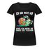 Lustige Schnecke Laufen Rennen Ich geb nicht auf Frauen Premium T-Shirt - Schwarz