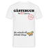 20.Geburtstag Gästebuch - Wer Unterschreibt bekommt Schnaps Geschenk T-Shirt - weiß