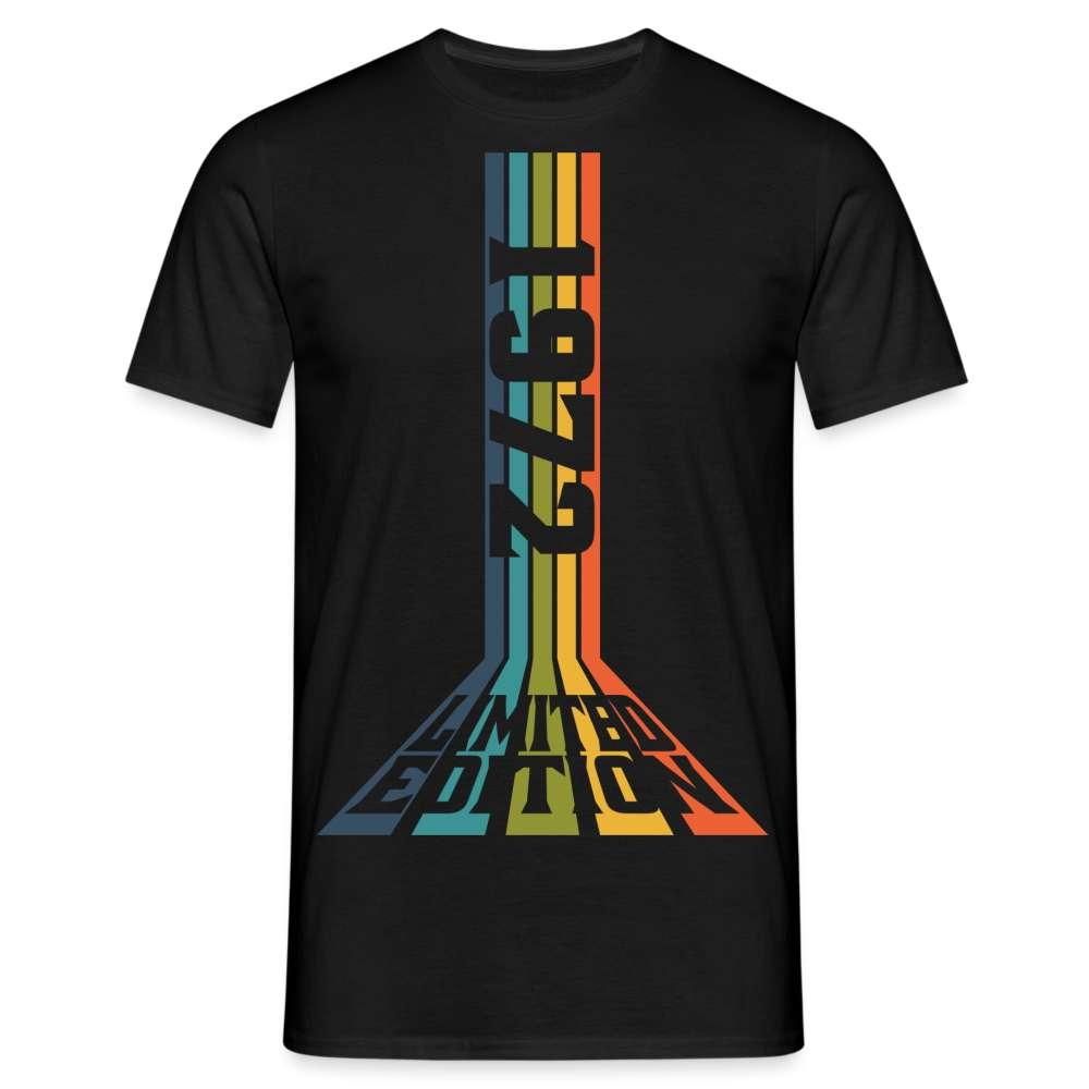 Geburtstag Geboren 1972 Limited Edition Retro Geschenk T-Shirt - Schwarz