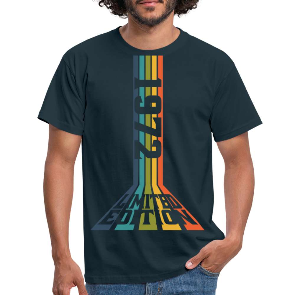 Geburtstag Geboren 1972 Limited Edition Retro Geschenk T-Shirt - Navy