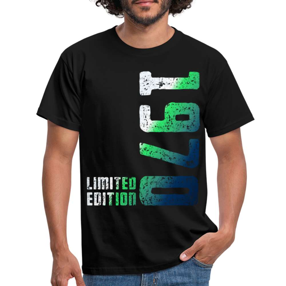1970 Geburtstags Shirt Limited Edition Geschenk T-Shirt - Schwarz