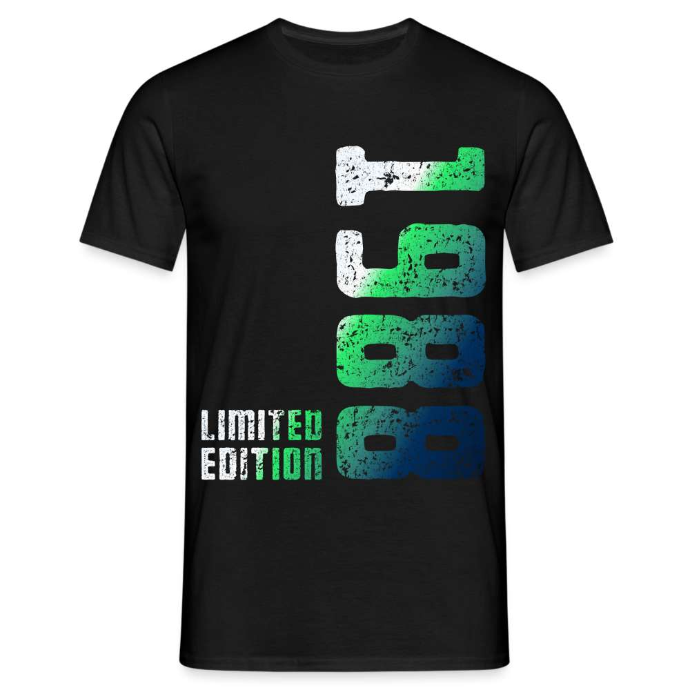 1988 Geburtstags Shirt Limited Edition Geschenk T-Shirt - Schwarz