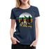 Berge Wandern Bergmensch - Ich muss weg Frauen Premium T-Shirt - Navy