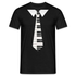 Piano Klavier Spieler Shirt Piano Krawatte Lustiges T-Shirt - Schwarz