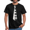 Piano Klavier Spieler Shirt Piano Krawatte Lustiges T-Shirt - Schwarz