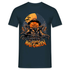 Halloween Kostüm Shirt Horror Kürbis Vogelscheuche Lustiges T-Shirt - Navy