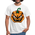 Halloween Kostüm Shirt Horror Kürbis Lustiges T-Shirt - weiß