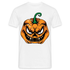 Halloween Kostüm Shirt Horror Kürbis Lustiges T-Shirt - weiß