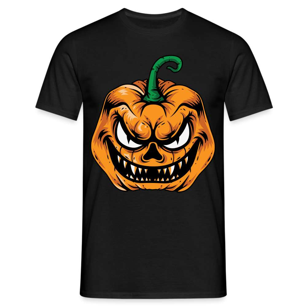 Halloween Kostüm Shirt Horror Kürbis Lustiges T-Shirt - Schwarz