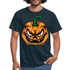 Halloween Kostüm Shirt Horror Kürbis Lustiges T-Shirt - Navy
