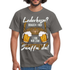 Trachten Shirt Lederhose passend für Oktoberfest Lustiges T-Shirt - Graphit