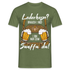Trachten Shirt Lederhose passend für Oktoberfest Lustiges T-Shirt - Militärgrün