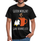 Guten Morgen? Ganz Dünnes Eis Morgenmuffel Lustiges Pinguin T-Shirt - Schwarz