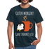 Guten Morgen? Ganz Dünnes Eis Morgenmuffel Lustiges Pinguin T-Shirt - Navy