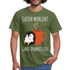 Guten Morgen? Ganz Dünnes Eis Morgenmuffel Lustiges Pinguin T-Shirt - Militärgrün