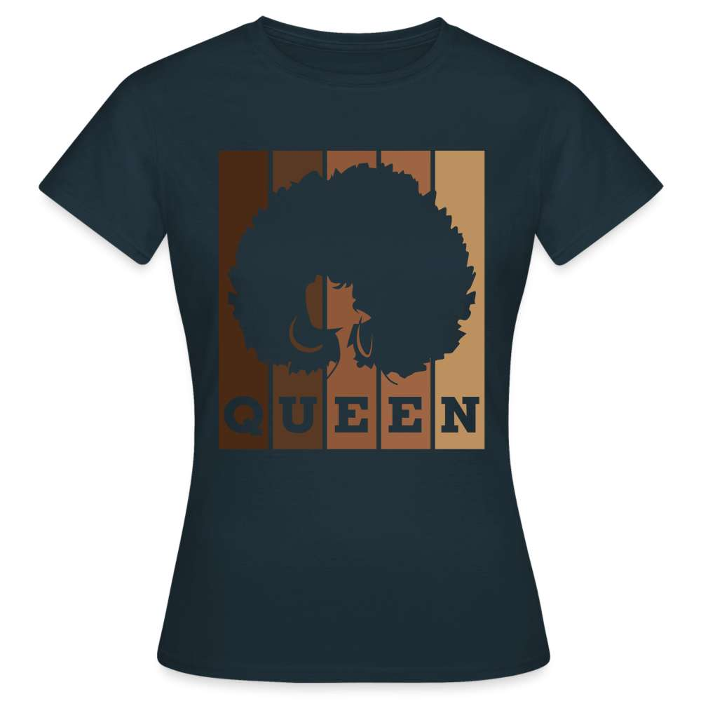 Black Power Melanin Farbige Frauen Power Gleichheit Frauen T-Shirt - Navy
