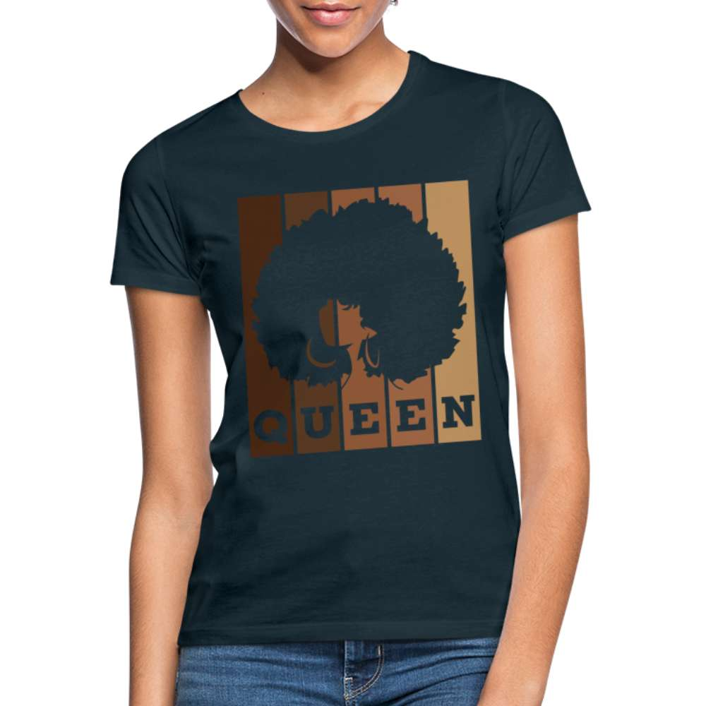 Black Power Melanin Farbige Frauen Power Gleichheit Frauen T-Shirt - Navy
