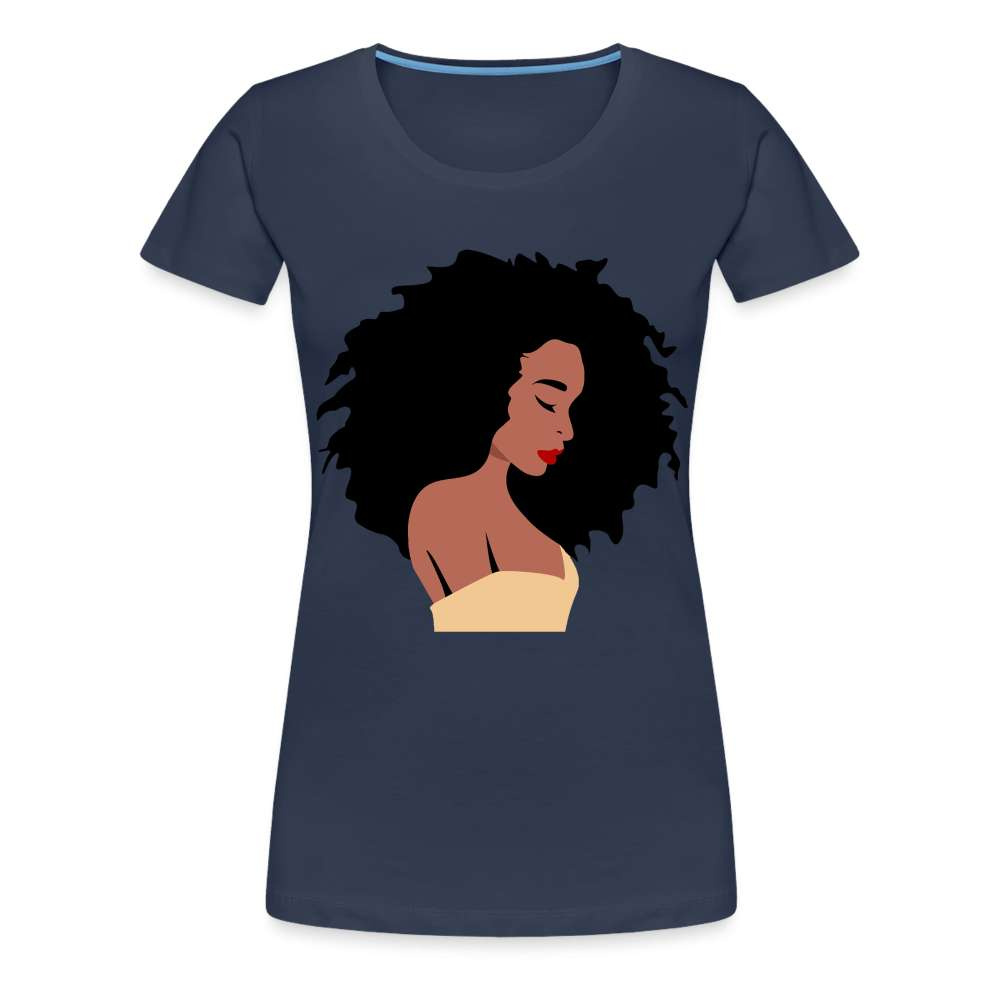 Black Power Melanin Farbige Frauen Power Gleichheit Frauen T-Shirt - Navy