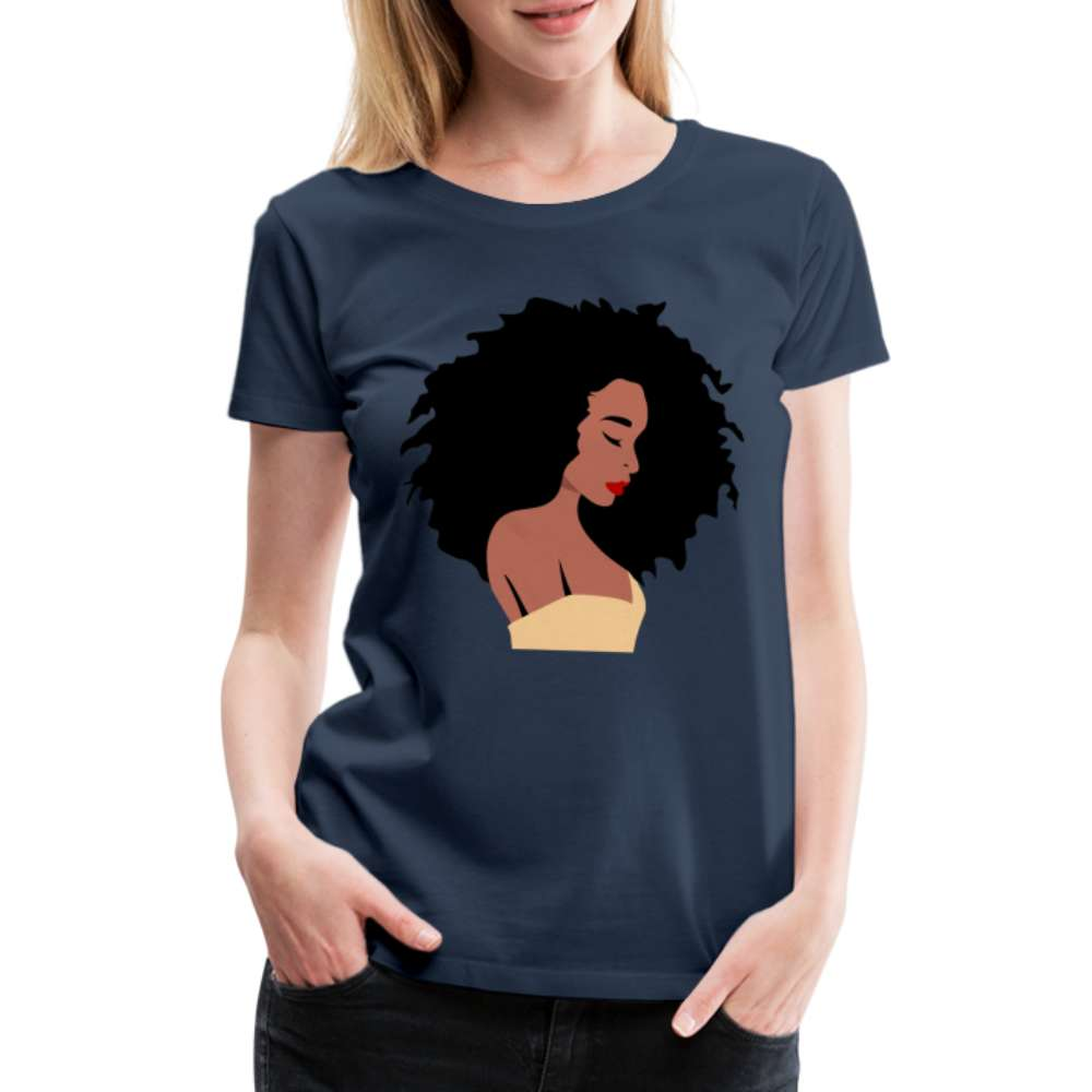 Black Power Melanin Farbige Frauen Power Gleichheit Frauen T-Shirt - Navy