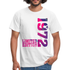 Geburtstags Shirt 1972 Limited Edition Geschenk T-Shirt - weiß